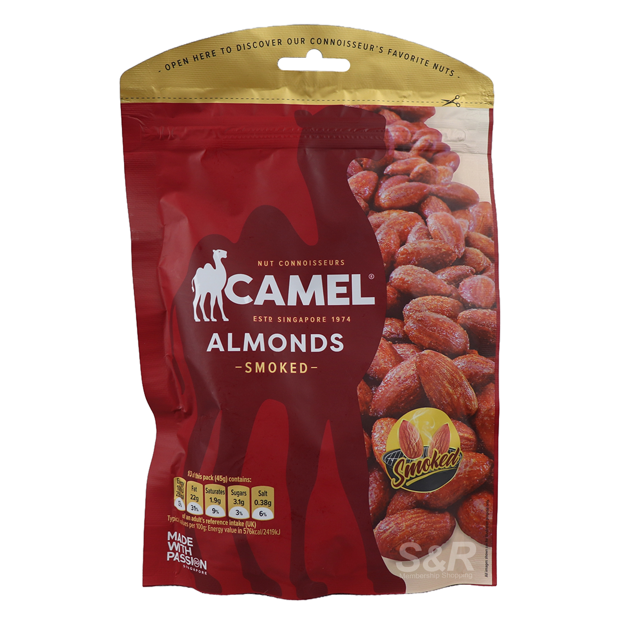 Camel Almonds Smoked 135g
